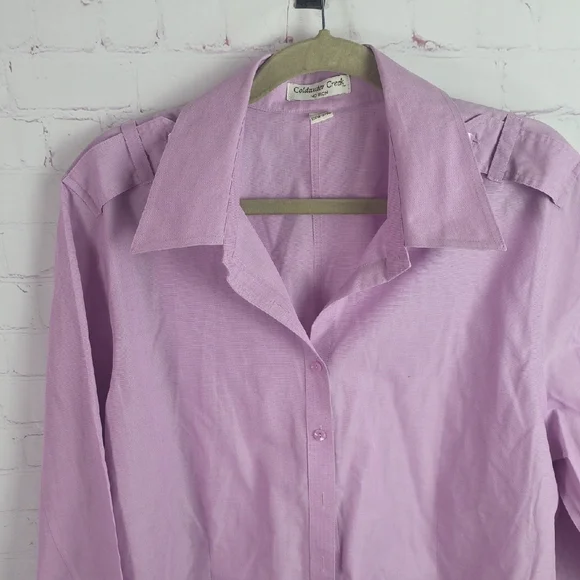 Light Purple Button-Up Shirt - Picture 3 of 5